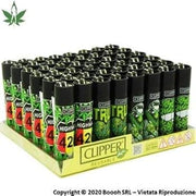 Clipper Lighter 48-Pack - Weed Plants