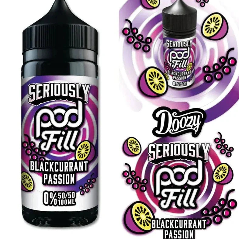 Seriously Pod Fill by Doozy 120ml 50/50 E-Liquid Shortfill E-liquids