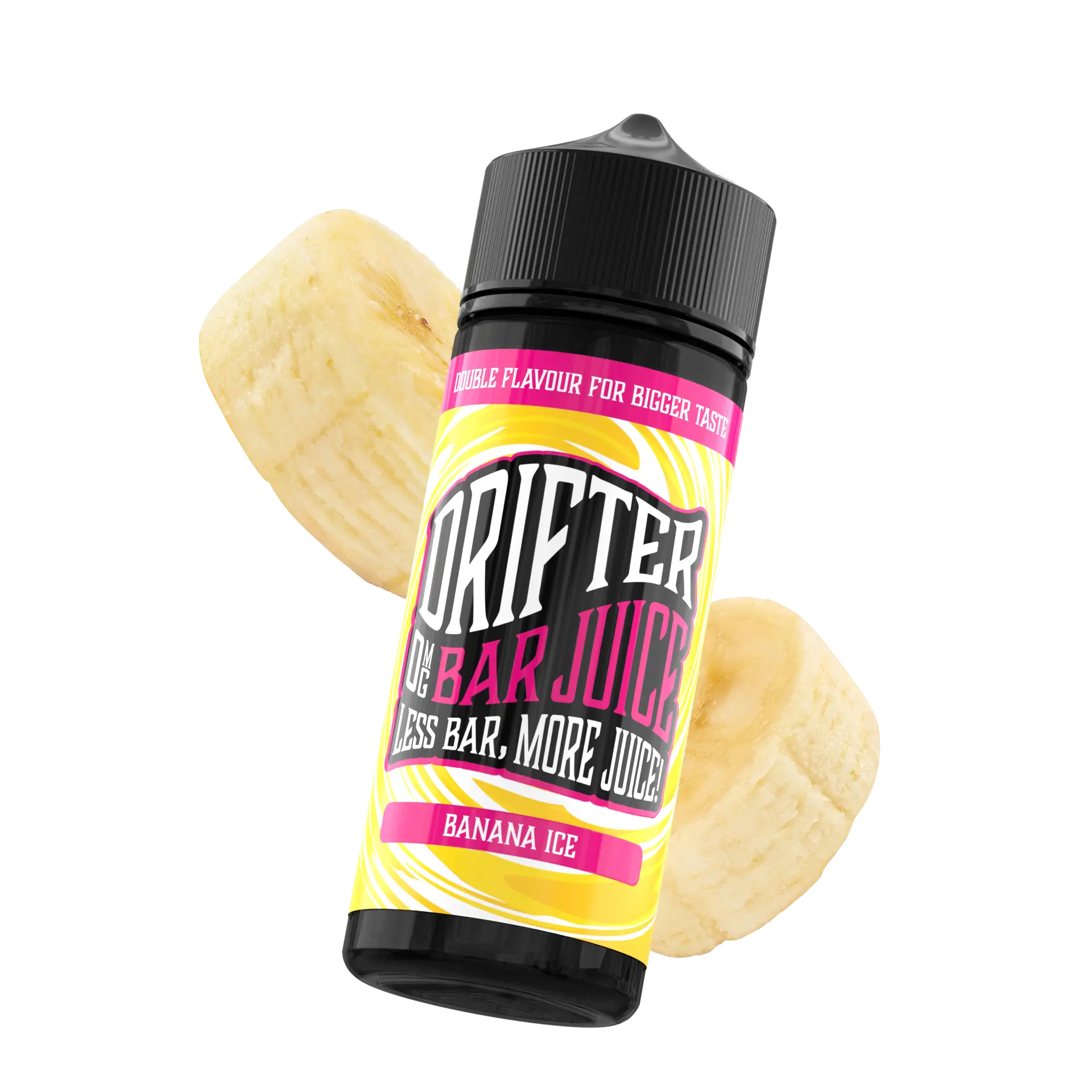 Drifter Bar Juice 100ml E-Liquid Shortfill 50/50 VG/PG - Banana Ice image