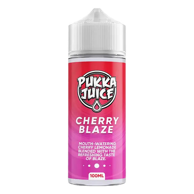 Pukka Juice 100ml E-Liquid Shortfill 70/30 VG/PG - Cherry Blaze image