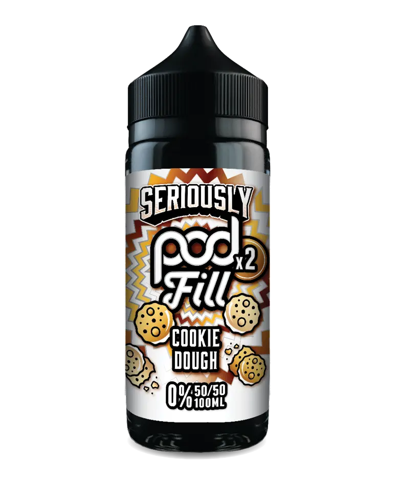 Seriously Pod Fill X2 by Doozy 100ml 50/50 E-Liquid Shortfill - Cookie Dough image