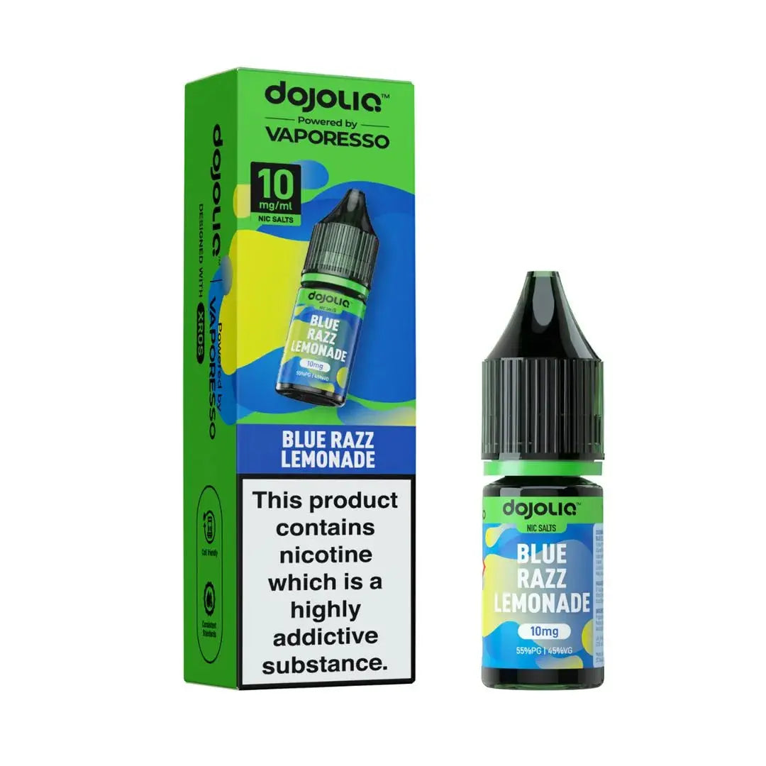 DojoLiq Blue Razz Lemonade Nic Salt 10mg 10ml e-liquid by Vaporesso