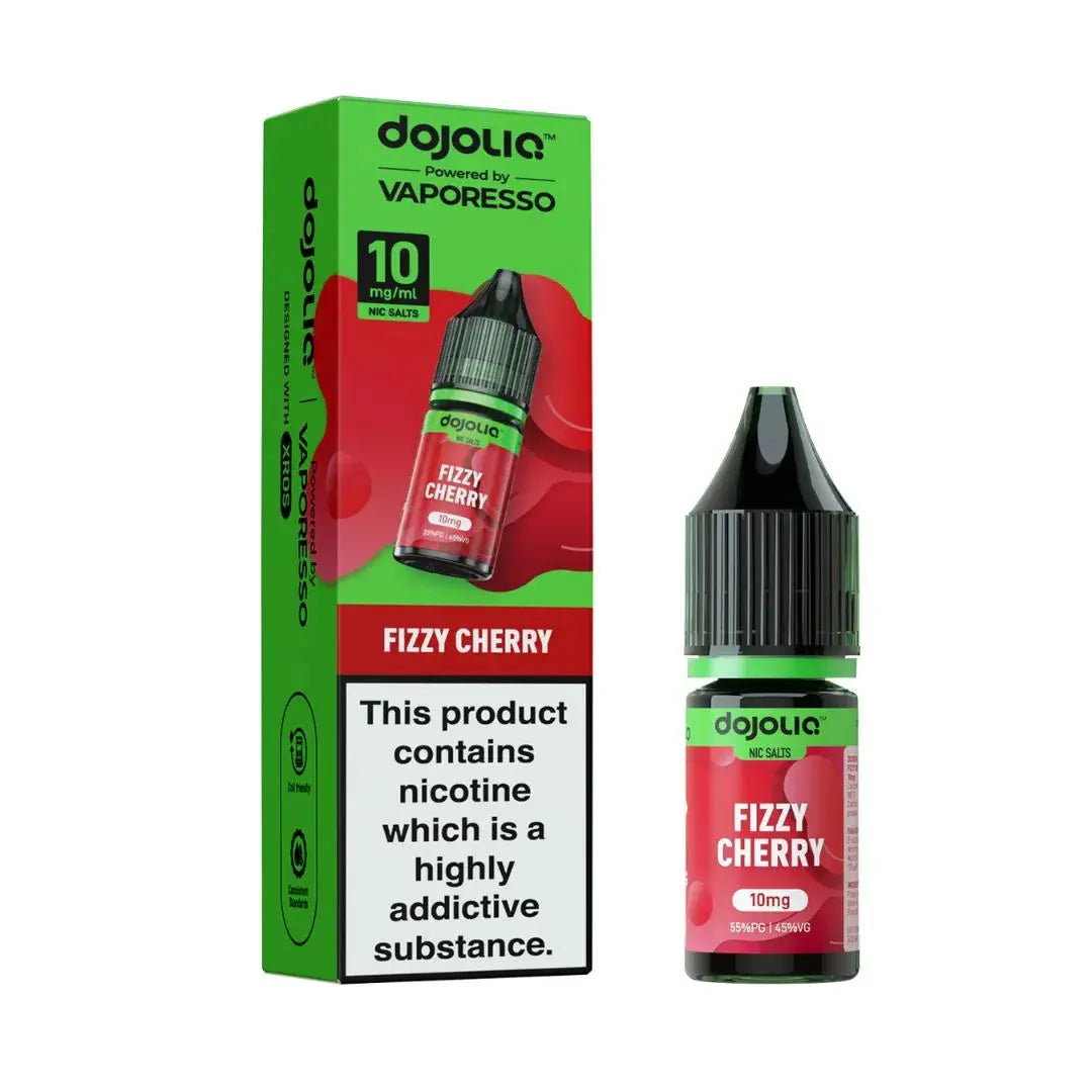 DojoLiq Fizzy Cherry Nic Salt 10mg 10ml soda cherry vape juice