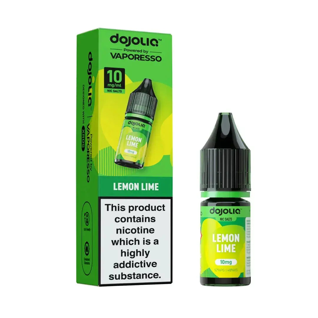 DojoLiq Lemon Lime Nic Salt 10mg 10ml citrus vape juice by Vaporesso