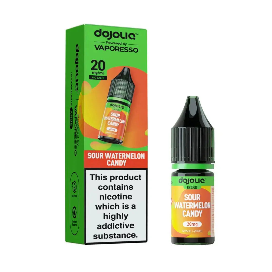 DojoLiq Sour Watermelon Candy Nic Salt 20mg 10ml vape juice