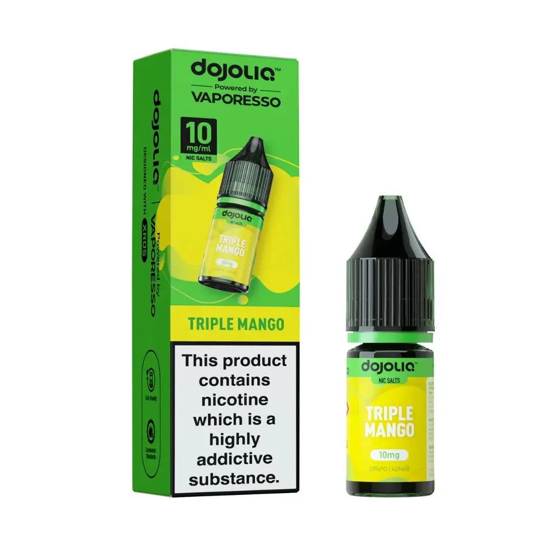 DojoLiq Triple Mango Nic Salt 10mg 10ml mango vape juice by Vaporesso