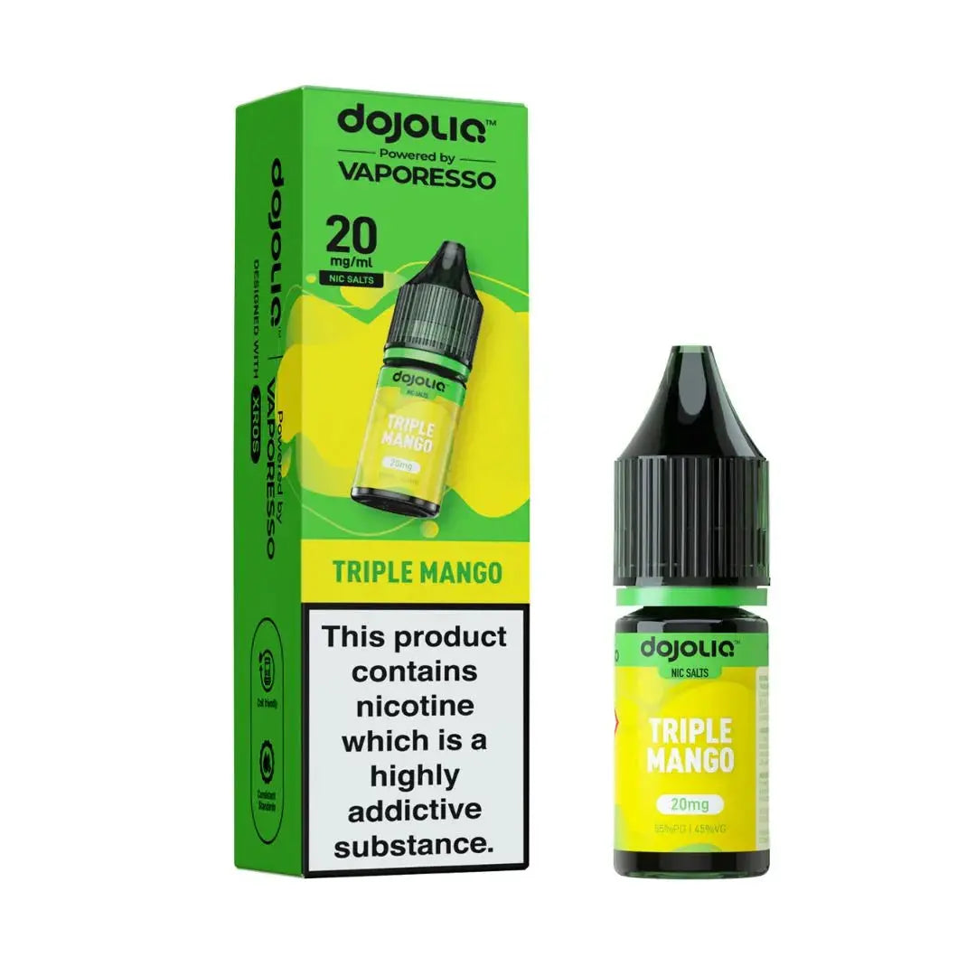 DojoLiq Triple Mango Nic Salt 20mg 10ml mango vape juice by Vaporesso