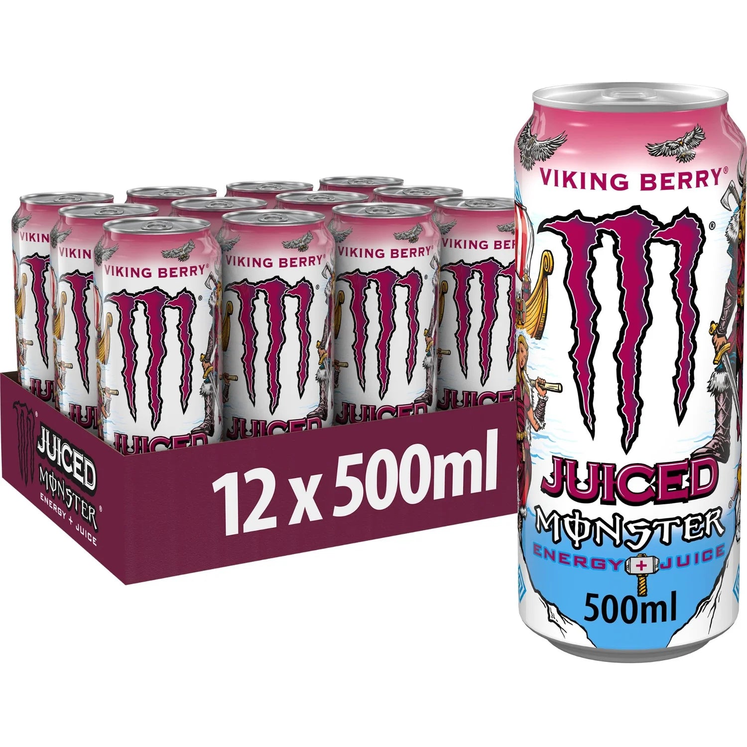 Monster Energy Drink Viking Berry 12 x 500ml