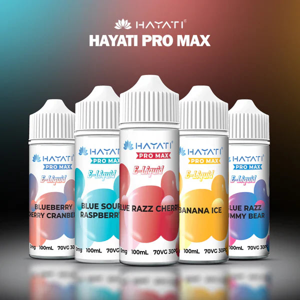 Hayati Pro Max 100ml E-Liquid Shortfill E-liquids 70/30 VG/PG