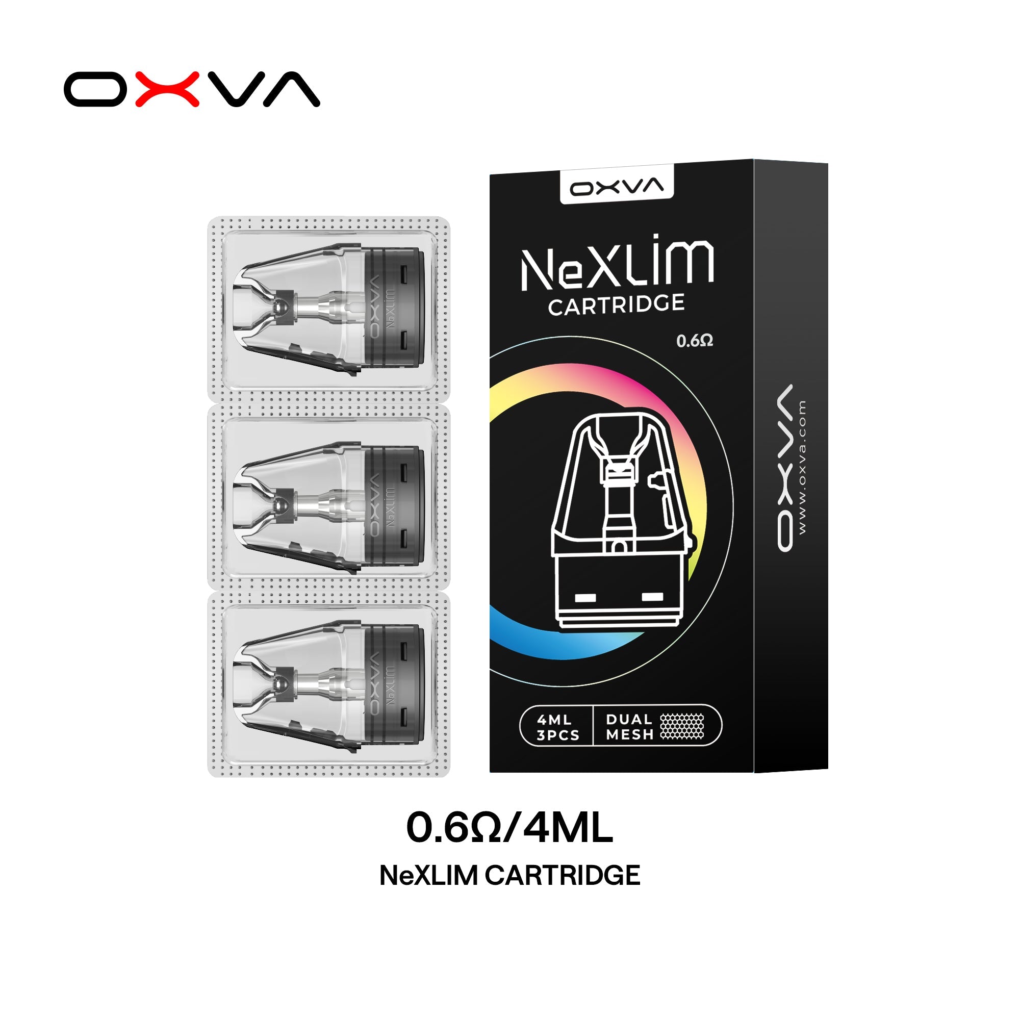 Oxva NeXlim Replacement Pod Cartridges - 4ml 3pcs/pack