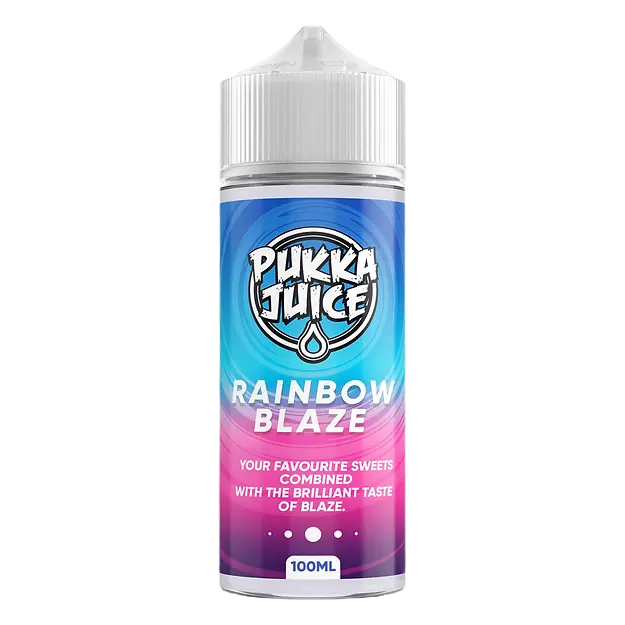 Pukka Juice 100ml E-Liquid Shortfill 70/30 VG/PG - Rainbow Blaze image