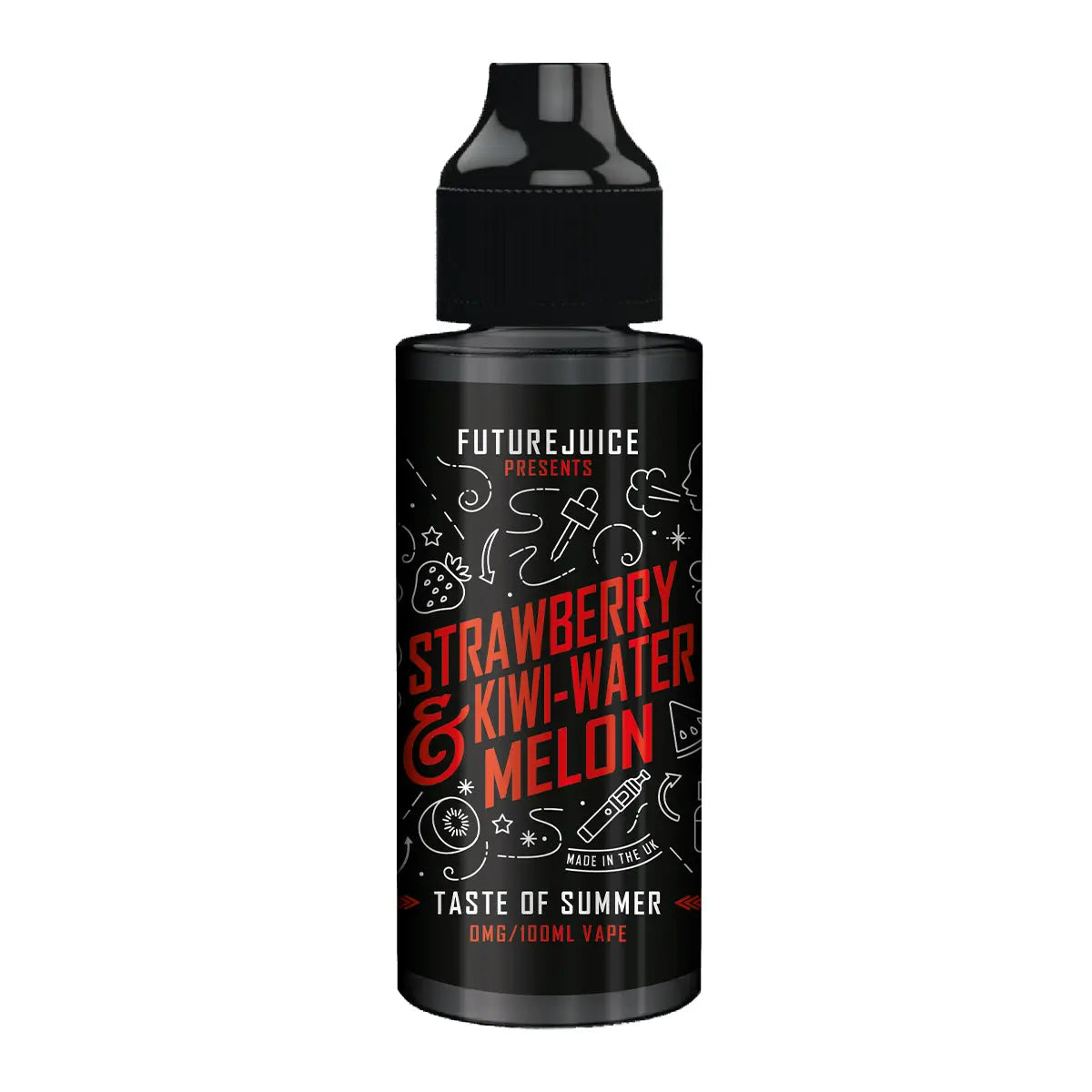 Future Juice 100ml 70/30 VG/PG E-Liquid Shortfill - Strawberry Kiwi Watermelon image