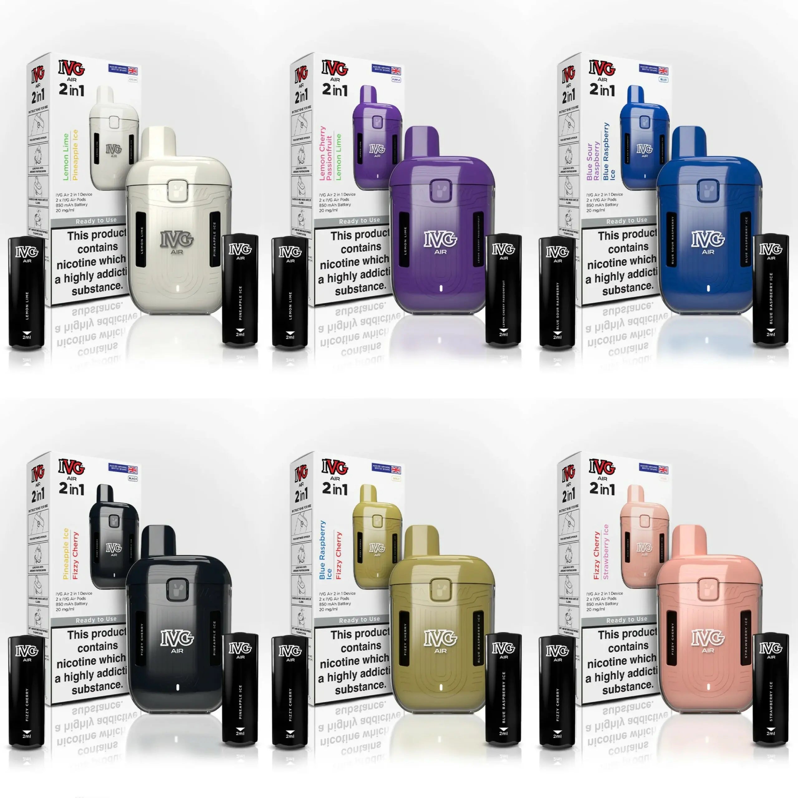 IVG Air 2-in-1 Prefilled Pod Vape Kit