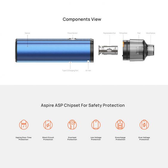 Aspire BP STIK Rechargeable Pod Kit 80W 2500mAh