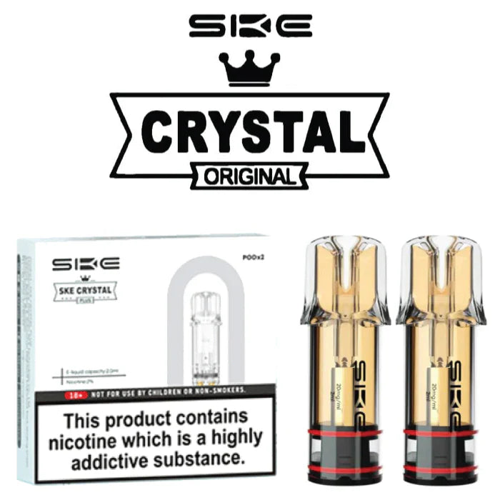 SKE Crystal PLUS Prefilled Pods | 20mg 2pcs/pack