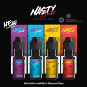 Nasty Juice 10ml eliquids Nic Salts | 20MG | 50VG/50PG
