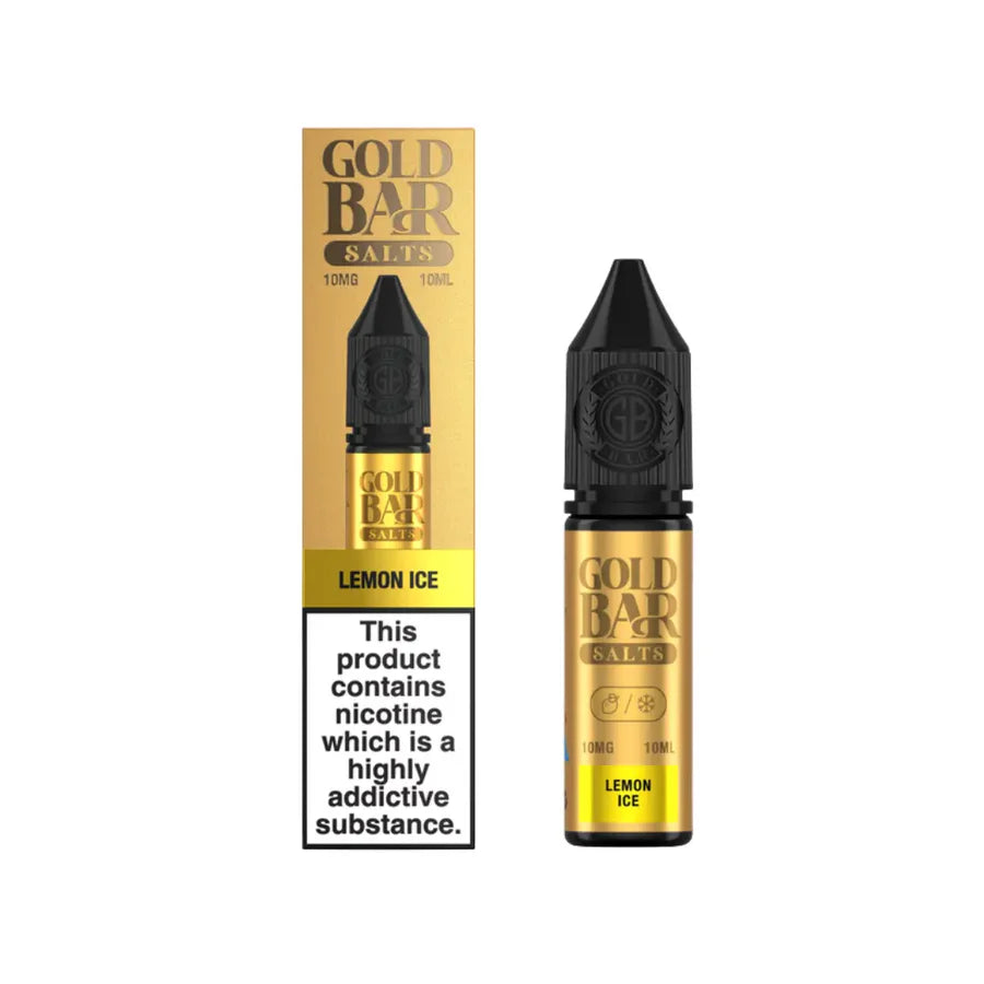 Gold Bar Nic Salts 10ml - 10mg