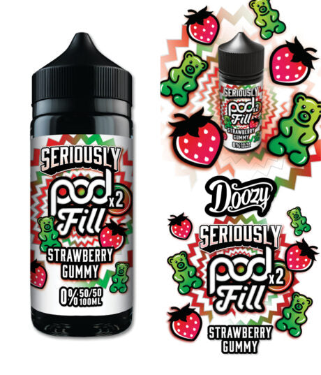 Seriously Pod Fill X2 by Doozy 120ml 50/50 E-Liquid Shortfill E-liquids