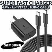 Type-C Charging Set 45W | Plug + Cable for Samsung