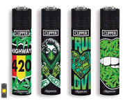 Clipper Lighter 48-Pack - Front Weed
