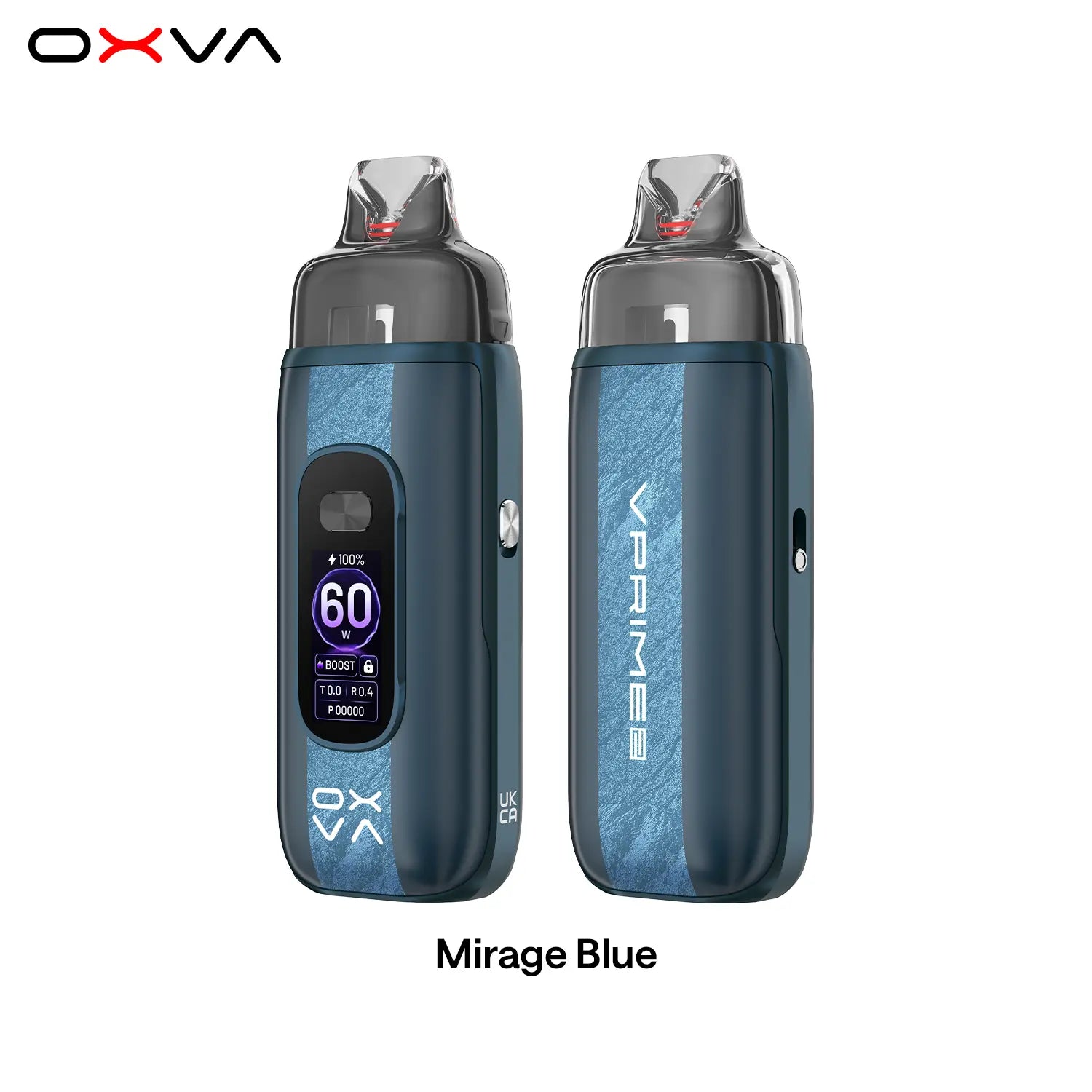 OXVA VPrime 2 Pod Vape Kit in Mirage Blue