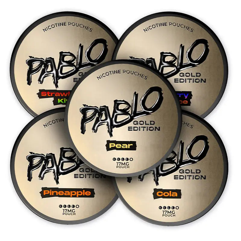 PABLO Gold Edition 17mg Nicotine Pouches - 20 Slim Pouches Pablo
