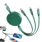 Universal 3-in-1 Retractable Charging Cable