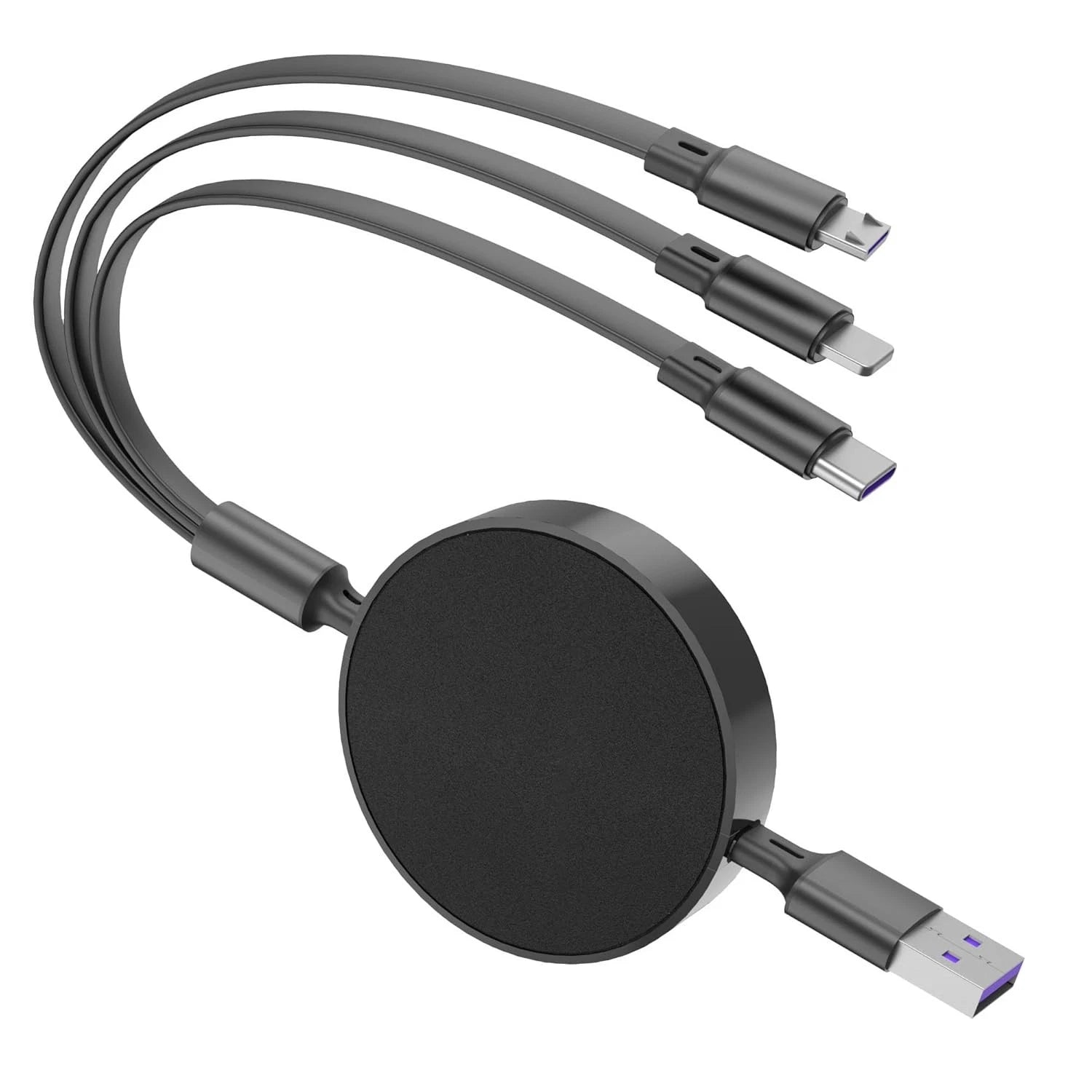 Universal 3-in-1 Retractable Charging Cable