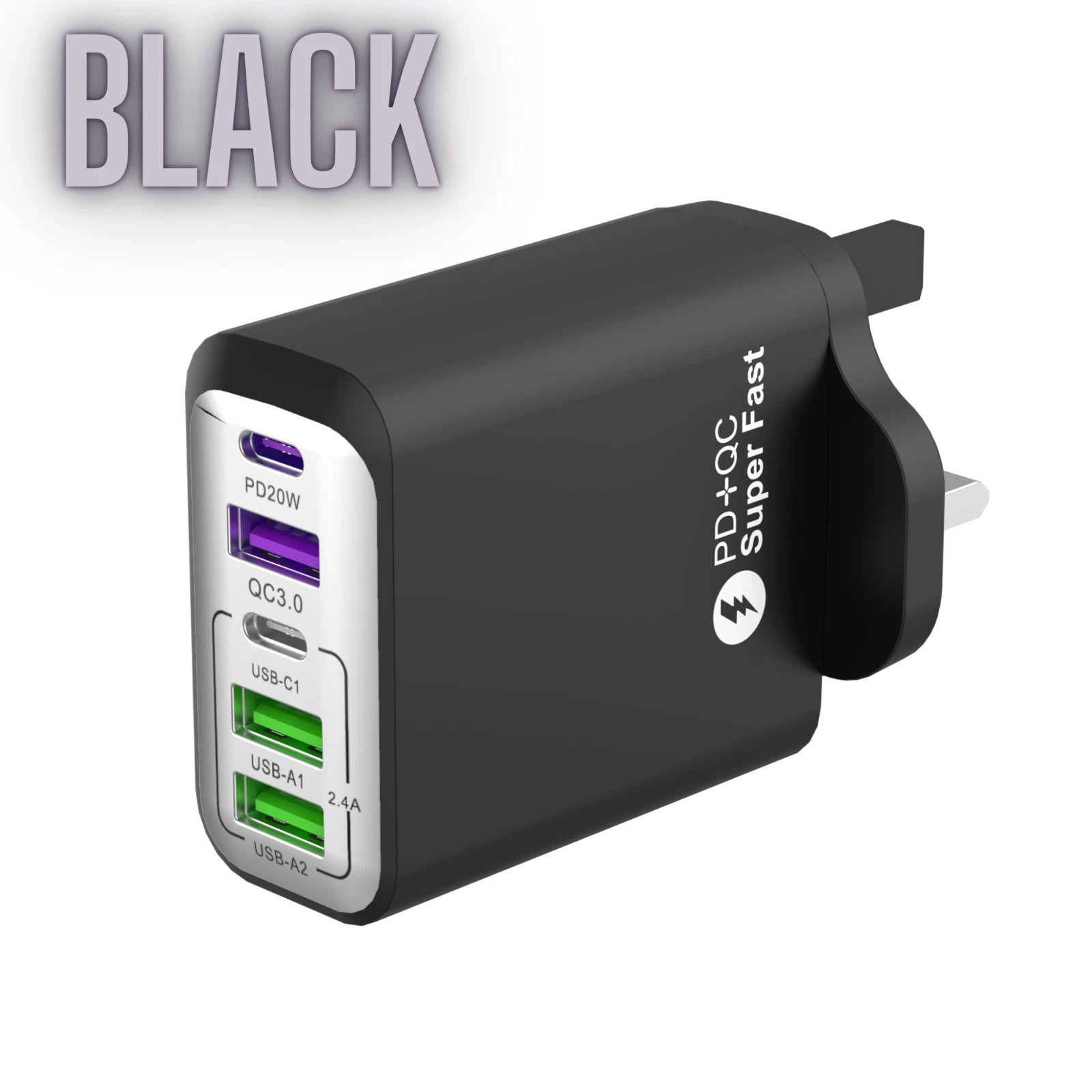 Universal 5-Port Fast Charger Plug