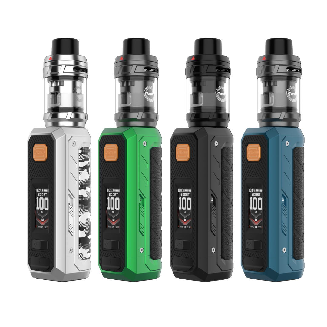 Vaporesso Armour Ultra kit 100W rugged vape device with 5500mAh battery and iTank T