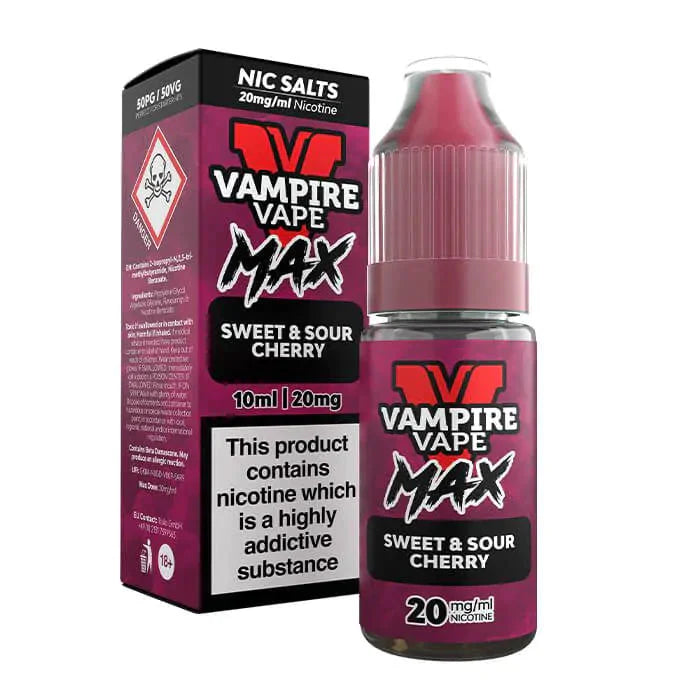 Vampire Vape Max Nic Salts 10mg UK Vape Kings