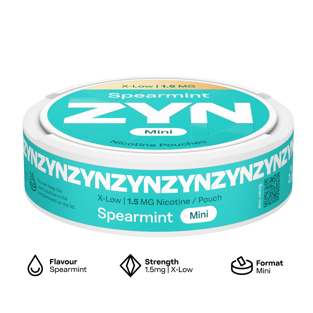 ZYN Nicotine Pouches MINI X-Low 1.5mg ZYN