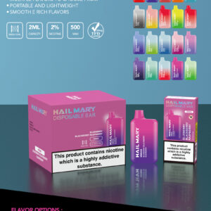 HAIL MARY HM600 Disposable Vape Kit | 20MG | Mesh Coil - Image 3