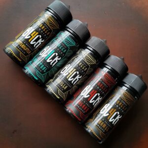 BL4CK E Liquid Tobacco Range 120ml Shortfill by Frumist