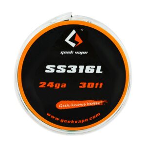 GeekVape Atomizer DIY Tape Wire (SS316L) 30ft SS316 24GA