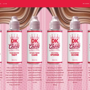 Donut King Cakes 120ml Shortfill Eliquid