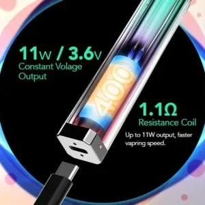 SKE Crystal PLUS Pod System Kit | Rechargeable 400mAh | Mod Only - Image 5