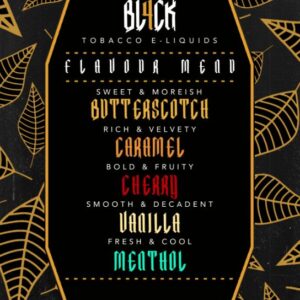 BL4CK E Liquid Tobacco Range 120ml Shortfill by Frumist - Image 3