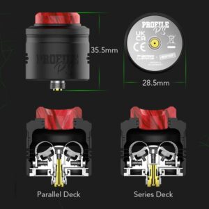 Wotofo Profile PS Dual Mesh RDA 28.5mm - Image 2