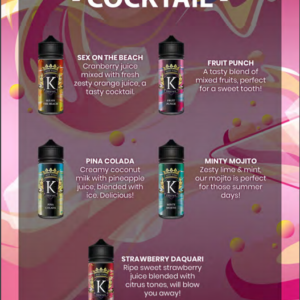 Juice Kings 120ml Shortfill | Cocktail Range - Image 2