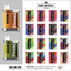 SKE Crystal 4in1 2400 Puffs Rechargeable Pod Kit | 20MG - Image 2