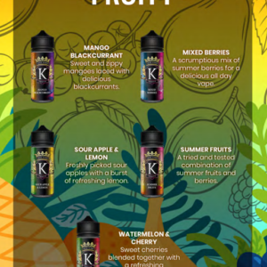 Juice Kings 120ml Shortfill | Fruity Range - Image 2