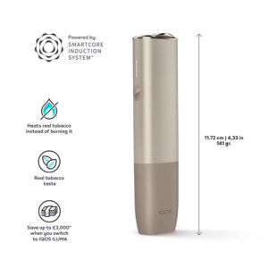 IQOS ILUMA ONE Starter Kit | Pebble Beige | Free (2 Pack) of TEREA Sticks - Image 2