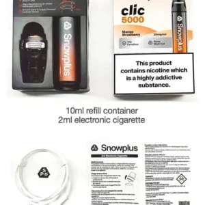 Snowplus Clic 5000 Puffs Disposable Vape Kit | 20MG - Image 4