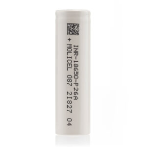 Molicel 18650 2600mAh 25A Battery - Free Plastic Storage Case
