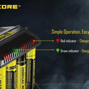 Nitecore I8 Intellicharger | 8 Bay Li-ion/NiMH Battery Charger - Image 7
