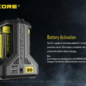 Nitecore I8 Intellicharger | 8 Bay Li-ion/NiMH Battery Charger - Image 8