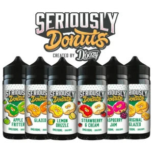 Seriously Donut 100ml Shortfill Eliquid By Doozy Vape