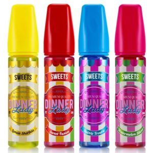 Dinner Lady 60ml Shortfill E-Liquid - Sweet Series