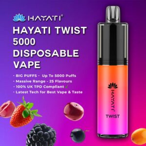 Hayati Twist 5000 Puffs Disposable Pod Kit - Image 8